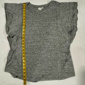 Gap large petite butterfly cap sleeve blouse